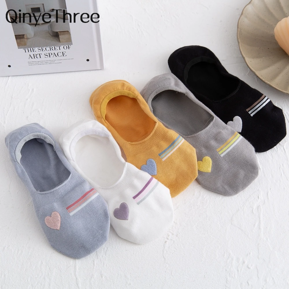 

1 пара, женские Асимметричные односторонние силиконовые носки с тремя полосками