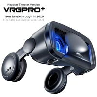 vrg pro 3d vr glasses virtual reality full screen 120 degree visual wide angle vr glasses for 5 to 7 inch smartphone devices