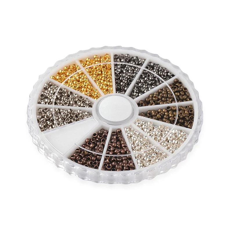 Антикоррозийные обжимные концевые бусины ювелирные изделия колье миниатюрный