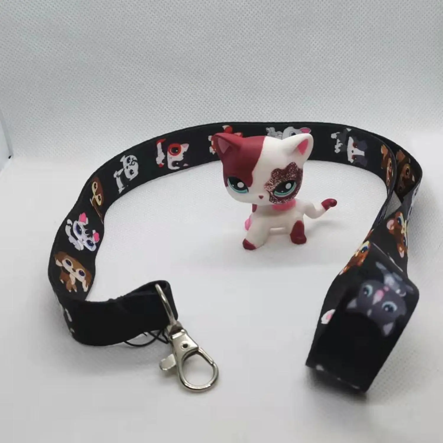 Редкая игрушка для зоомагазина стоячая короткая шерстяная кошка оригинальный