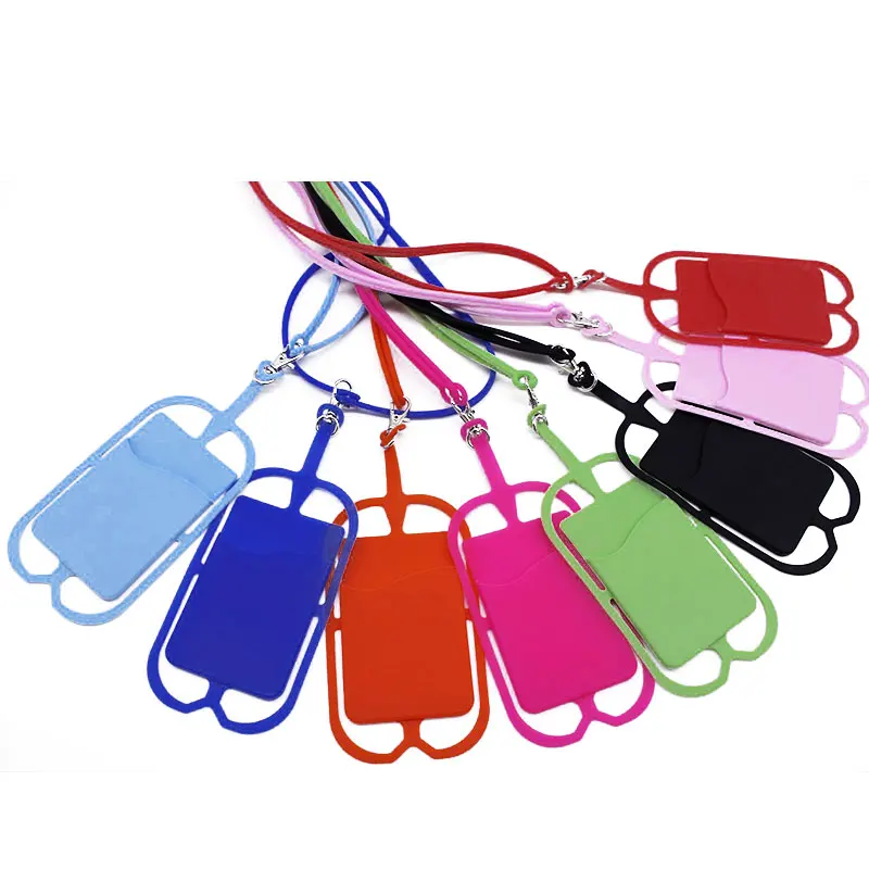 Силиконовые шнурки шнура для мобильных мобильные телефоны держатель слинг шеи