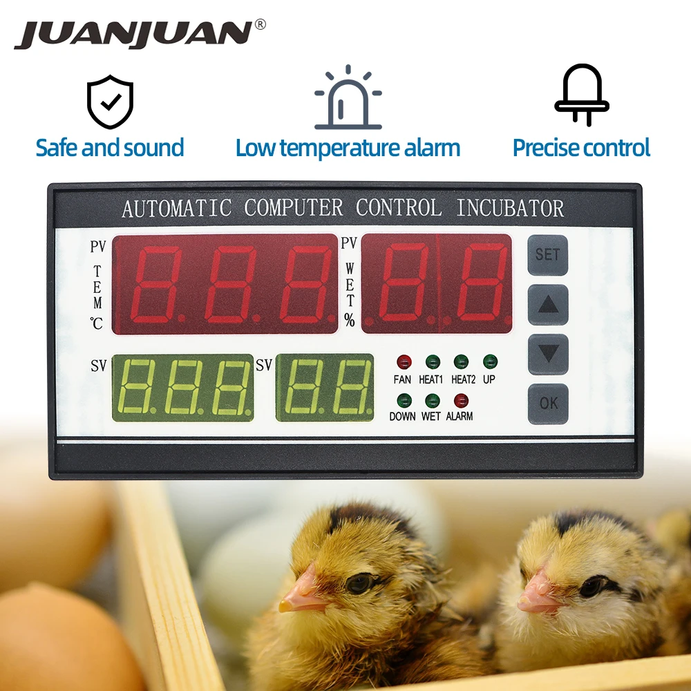 XM 18 автоматический инкубатор контроллер птицы Температура и регулятор влажности