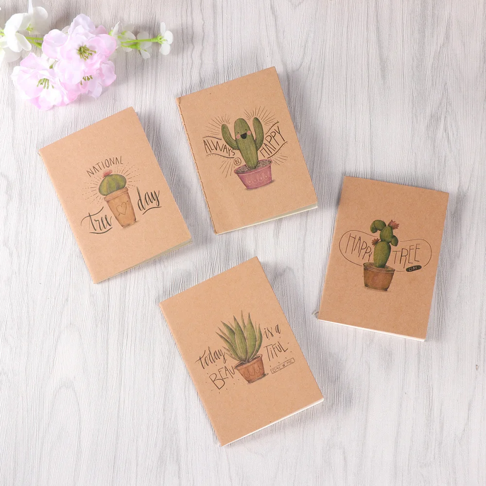 

24Pcs Kraft Paper Notebook Blank Travel Journal Set Notebook for Writing Drawing 64K (Series)