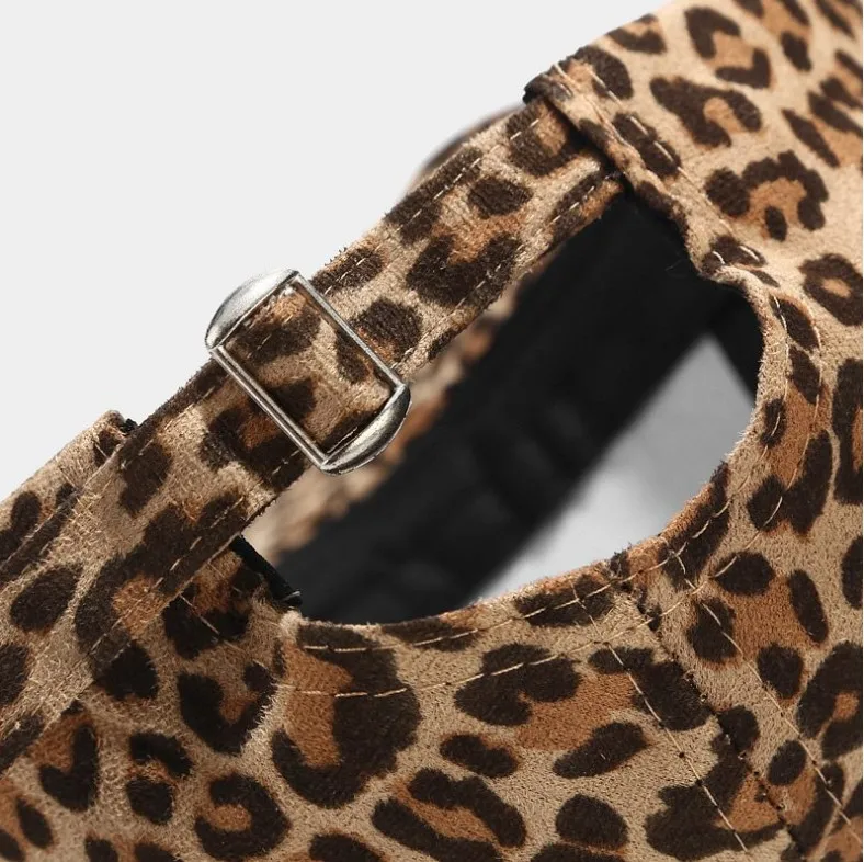 

Leopard baseball cap Cotton dad hat Baseball hat For Men Women Hip Hop Snapback Cap Bone Garros leisure sun hat