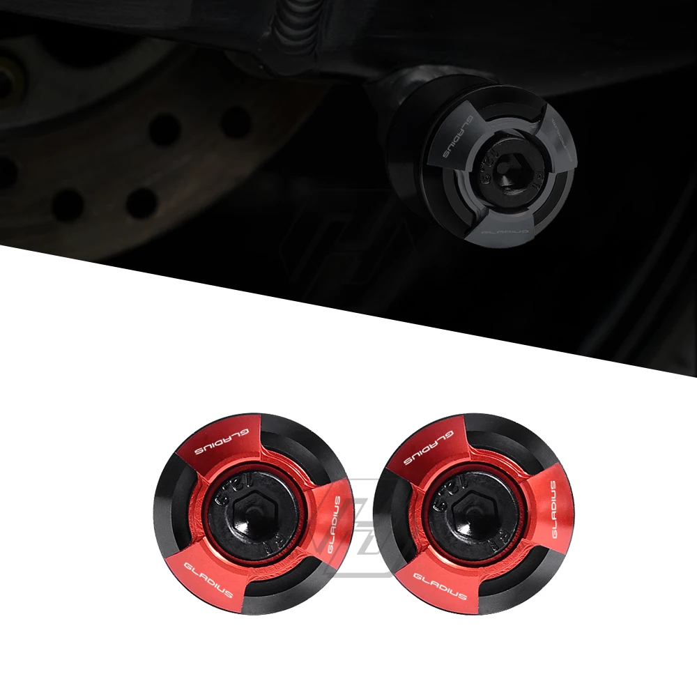 

Motorcycle Accessories Spools Slider Stand Screws Case for Suzuki SFV650 Gladius 2009-2015