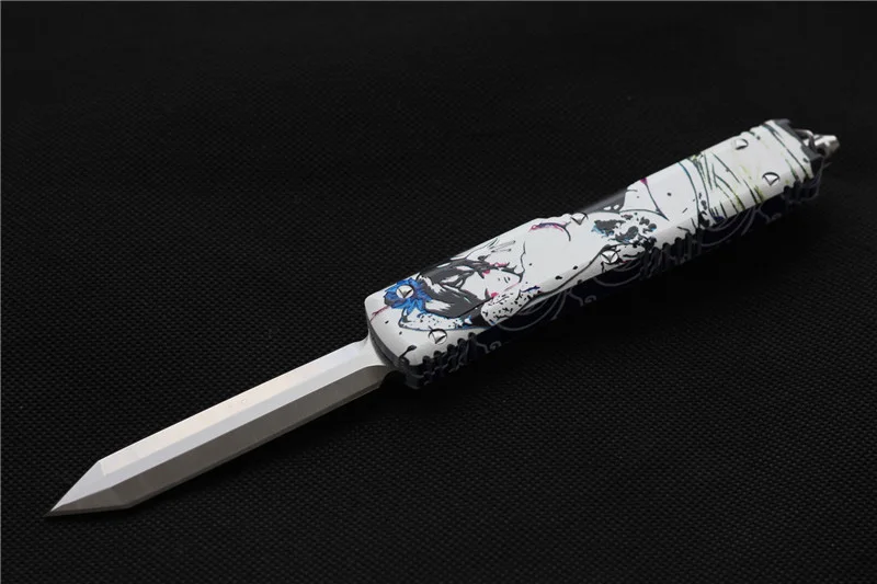 MK однократный нож D2 Blade 6061 T6 aluminu ручка 60HRC Открытый охотничий выживания