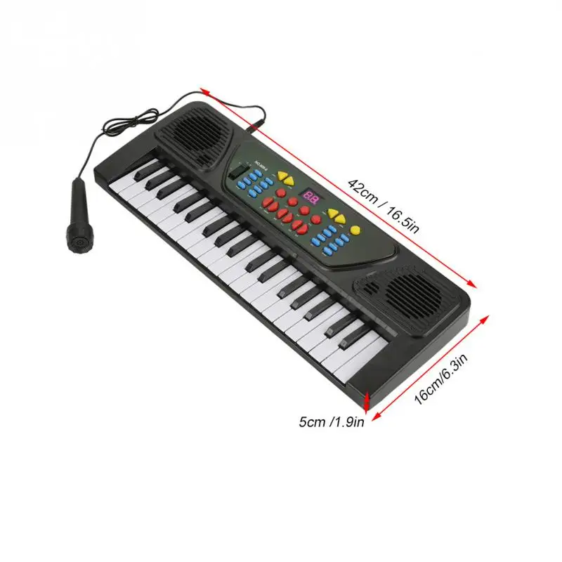 Дети 37 клавиш мини моделирование электрическая клавиатура пианино игрушка с