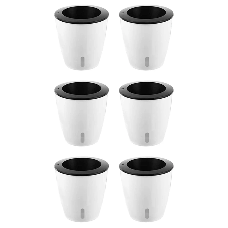 Кастрюли для самополива комнатных растений 6 упаковок 5 дюймов индикатор воды