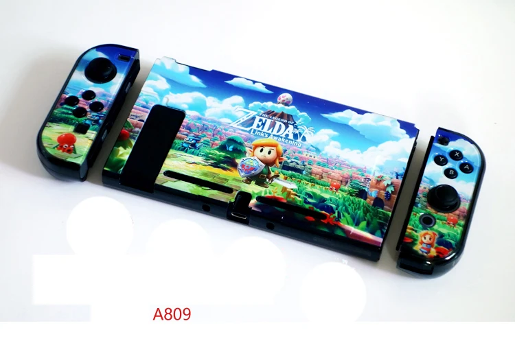 Жесткий чехол для nintendo Switch nintendo s Switch Console, пластиковый чехол Nitendo для NS nintendo Switch Joycon, аксессуары для наклеек - Цвет: A809