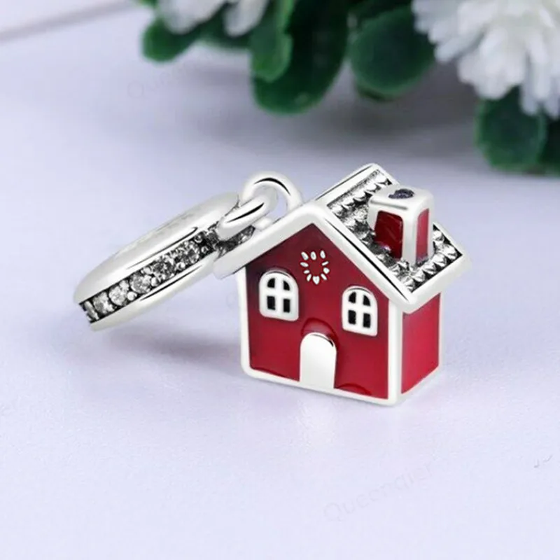 925 Стерлинговое Серебро дом европейские амулеты из бисера подходят оригинальные