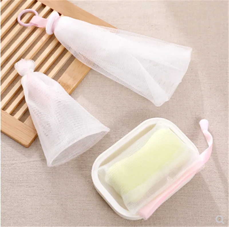 Очищающие сетки для тела ванной комнаты сетка мытья лица пенообразовательная