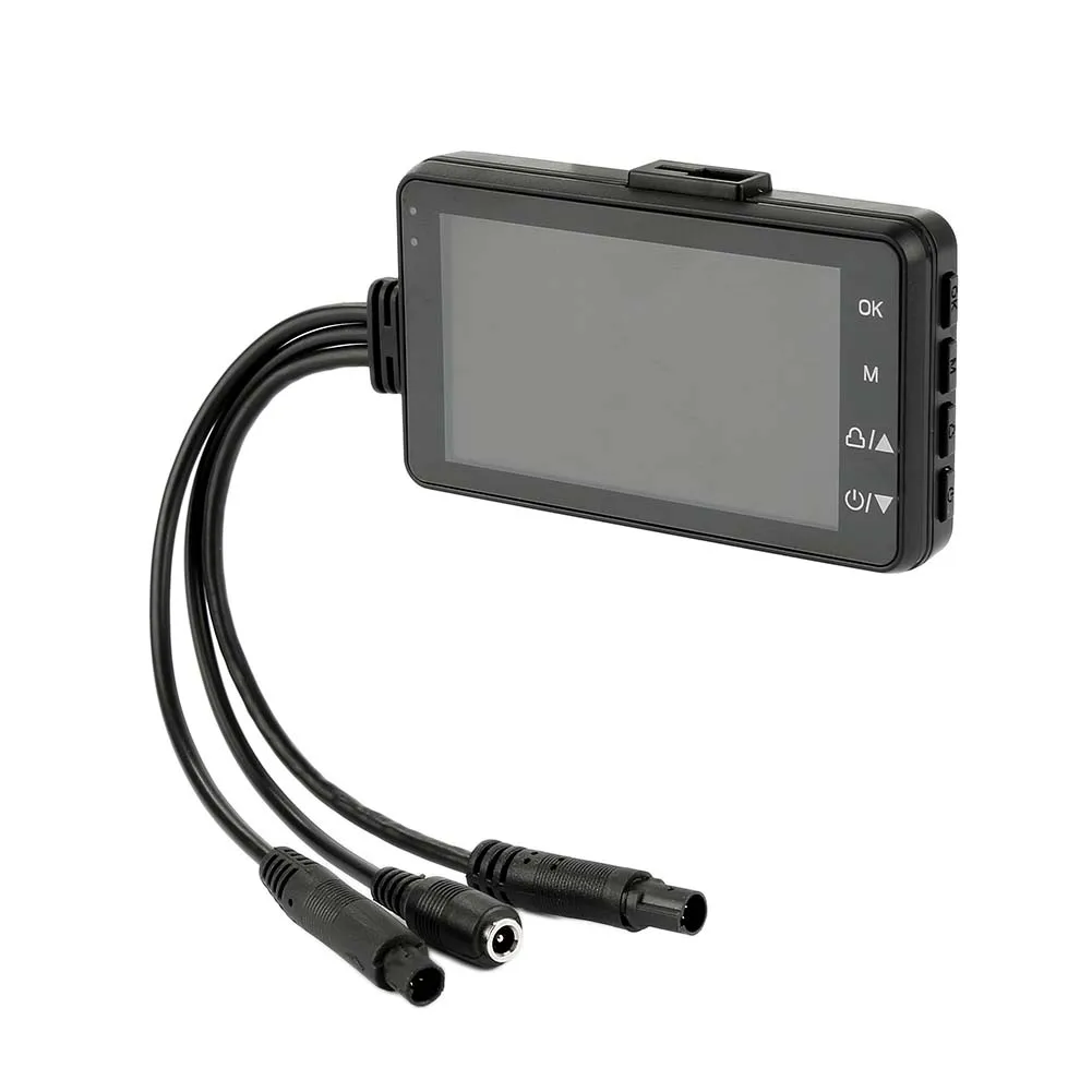Автомобильный видеорегистратор 3 дюйма 140 градусов HD 1080P для мотоцикла