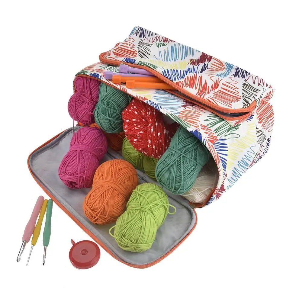 Сумка для вязания сумка крючком игла шитья принадлежности инструментов Домашний