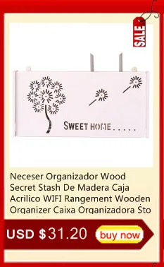 Secret De Madera Bureau Organizadora Aufbewahrungsboxen wifi Range Organizer деревянная коробка для хранения Caja Almacenamiento