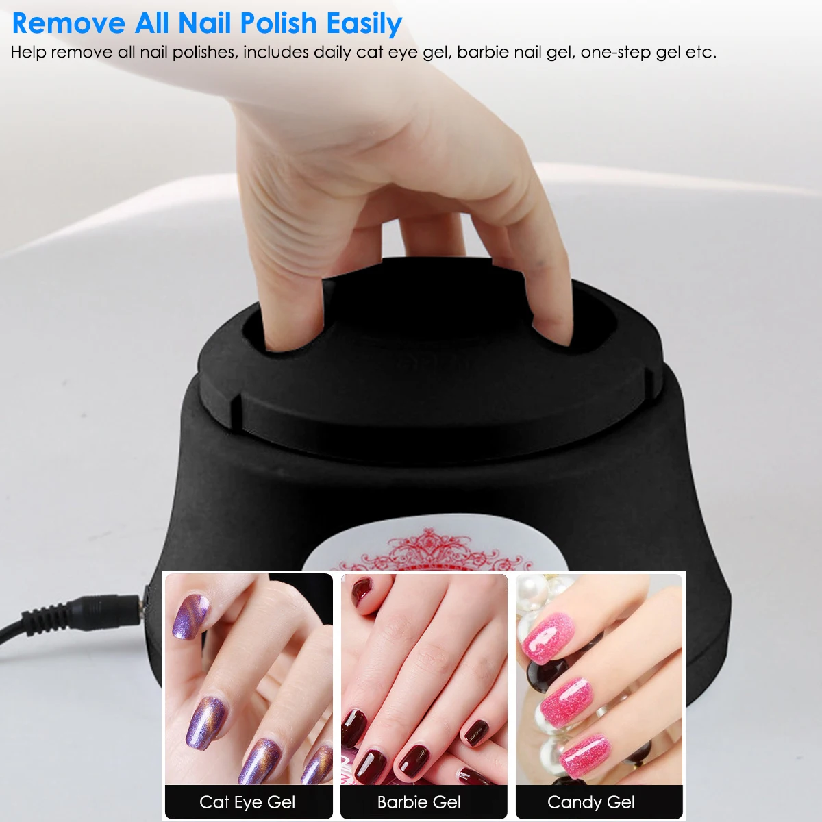 Электрическая машина для удаления лака ногтей 40 Вт инструмент дизайна