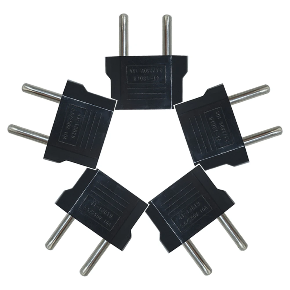 5 шт. США в Европейский евро ЕС зарядное устройство адаптер штепсельная розетка