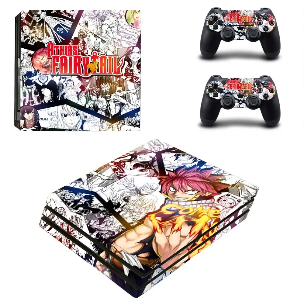 FAIRY TAIL PS4 Pro sticker s PS 4 Play station виниловые наклейки для playstation консоли и