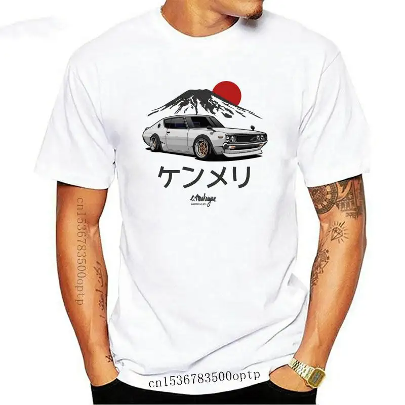 

Funny Skyline GTR Kenmeri Design T-Shirt Summer Fashion Men T Shirt Cool Car Print Boy White Tops Man Casual Tees Short Sleeve