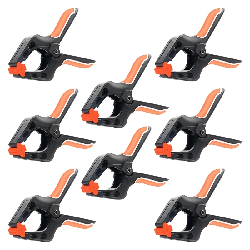 

4-Inch Spring Clamps, 10 Pack Nylon Spring Clamp for Gluing/Clamping/Securing,Powerful Force Woodworking Clamp