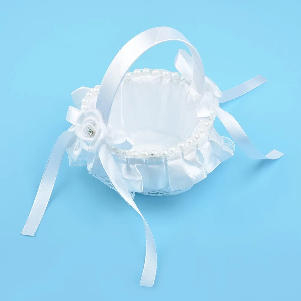 Свадебные принадлежности корзина для цветов Имитация лепестков праздничный