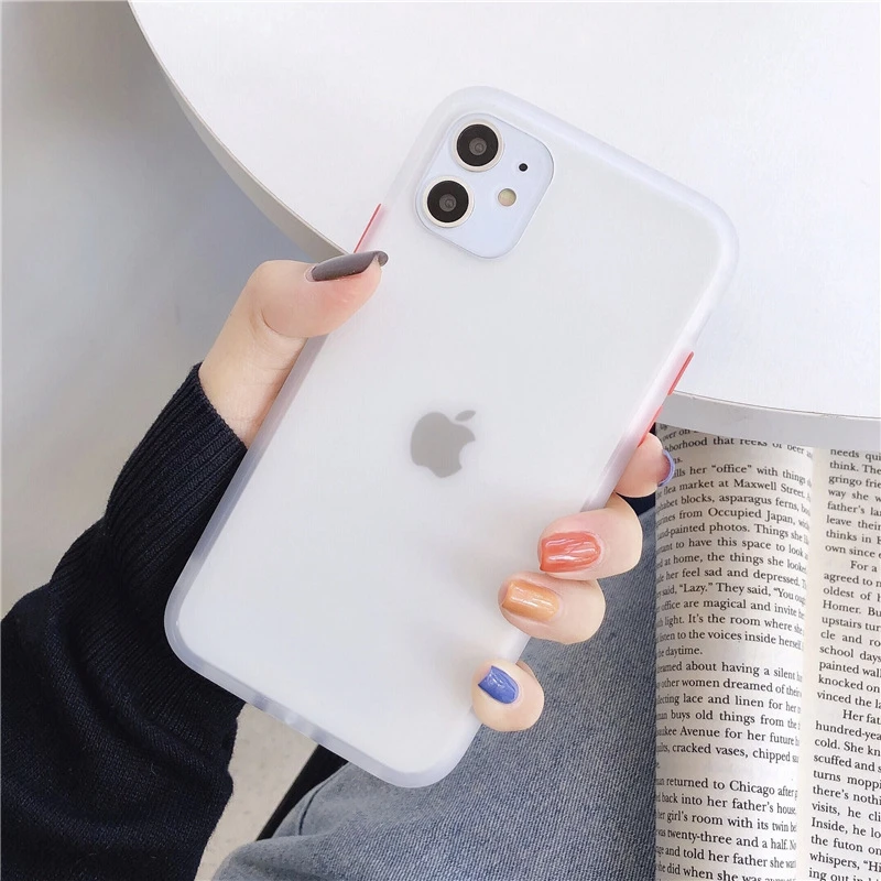 Прозрачный противоударный чехол для телефона iPhone 11 Pro Max X XR Xs Max, мягкий ТПУ Простой Прозрачный чехол для iPhone 6 6S 7 8 Plus, чехол