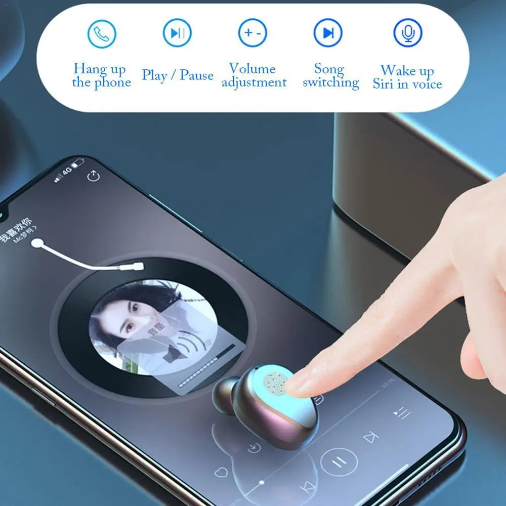[4 в 1] Tws F9 беспроводные bluetooth гарнитуры/bluetooth динамик/внешний