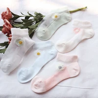 10pairs childrens glass silk boat socks 3 15 years old girls summer cool breathable crystal silk socks new style fashion