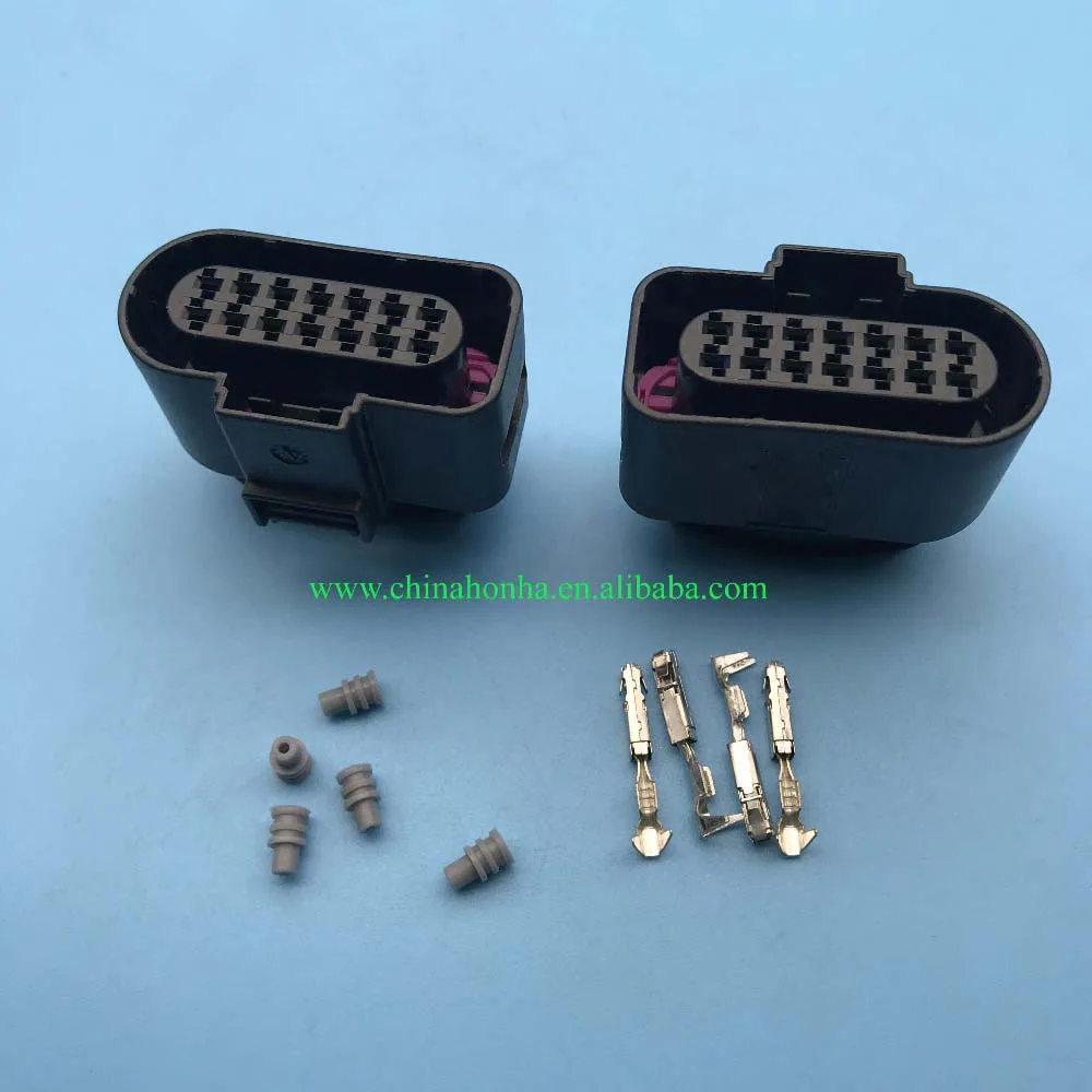 14 контактный штекер коробки передач вспомогательный ремня 4H0 973 717 4H0973717|Кабели