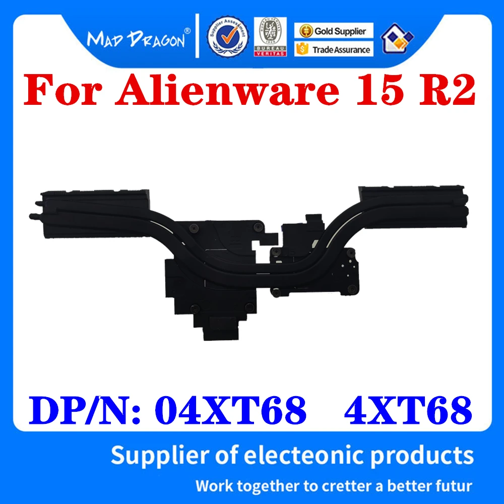 

New original Heatsink For Dell Alienware 15 R2 CPU / Graphics Cooling Heatsink Assembly CPU Cooling Heatsink 4XT68 04XT68