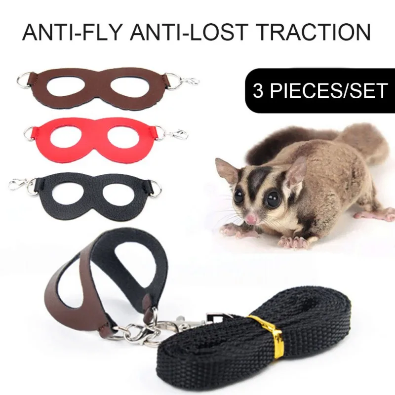 

Collars, Harnesses & Leashes Small Pet Hamsters, Honeybags, Lizards, Anti-lost Traction Rope Chest Straps