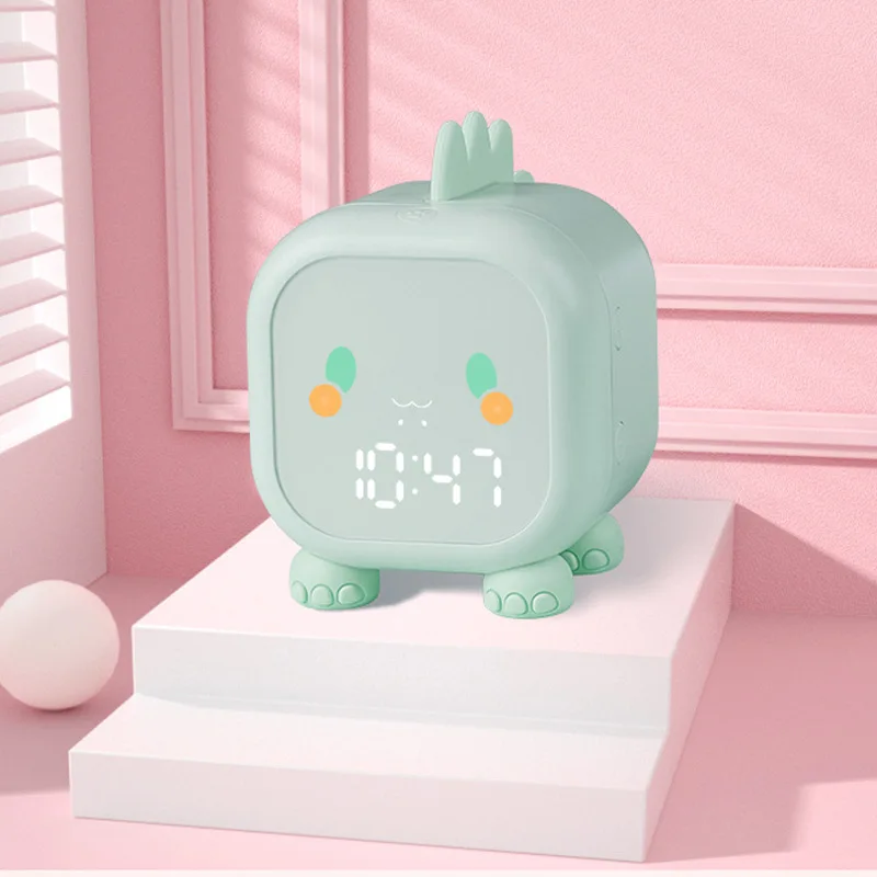 

Desktop Digital Voice Control Children's Alarm Clock Luminous Dinosaur Cute Digital Alarm Clock Children's Bedside Alarm Clock