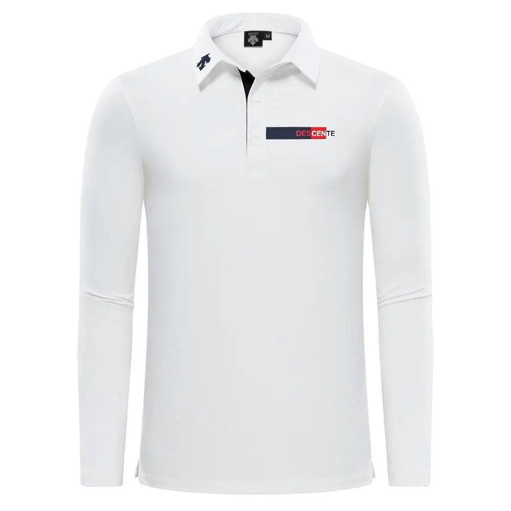 C Мужская спортивная одежда с коротким рукавом Одежда для гольфа s-xxl выбрать Повседневный тенниска - Цвет: Белый