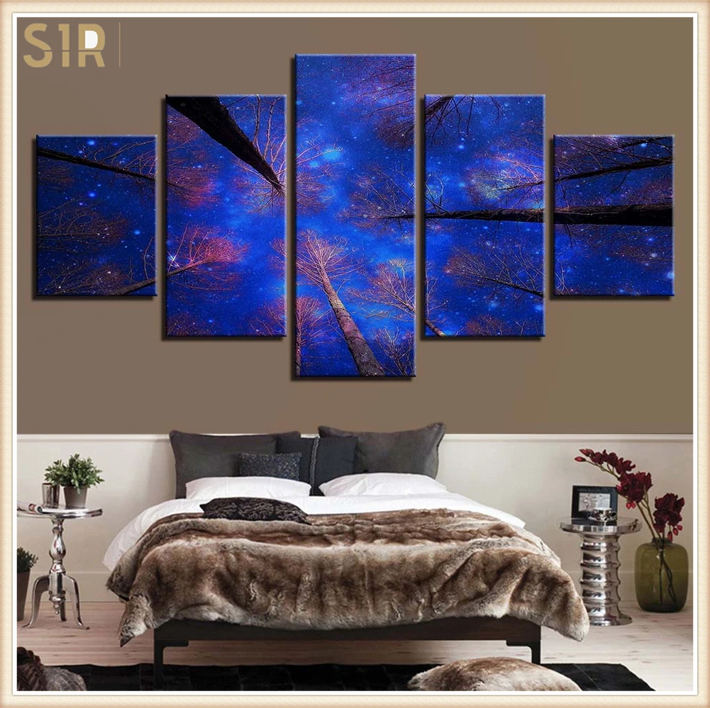 

Beautiful Scenery HD Printed 5 Piece Canvas Art Scenery Painting Wall Pictures for Living Room Home Decor Anime Poster Wall Art