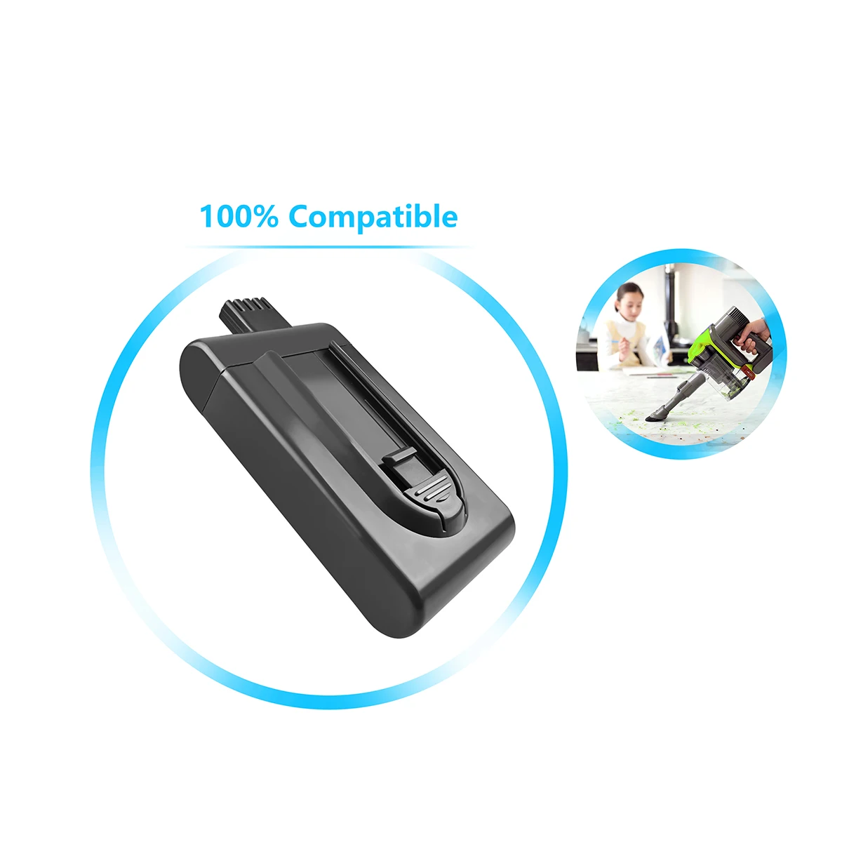 Turpow Replacement Battery For Dyson DC16 2000mAh 21.6V Li-ion battery Vacuum Cleaner DC12 12097 BP01 912433-01 | Электроника