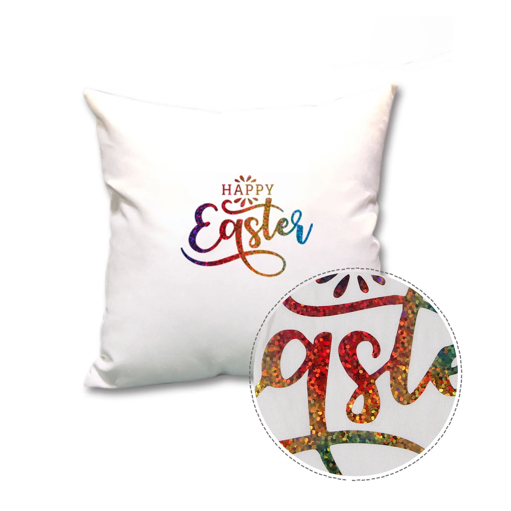 SUNICE голографическая теплопередача Винил блестящий цвет для ткани футболка