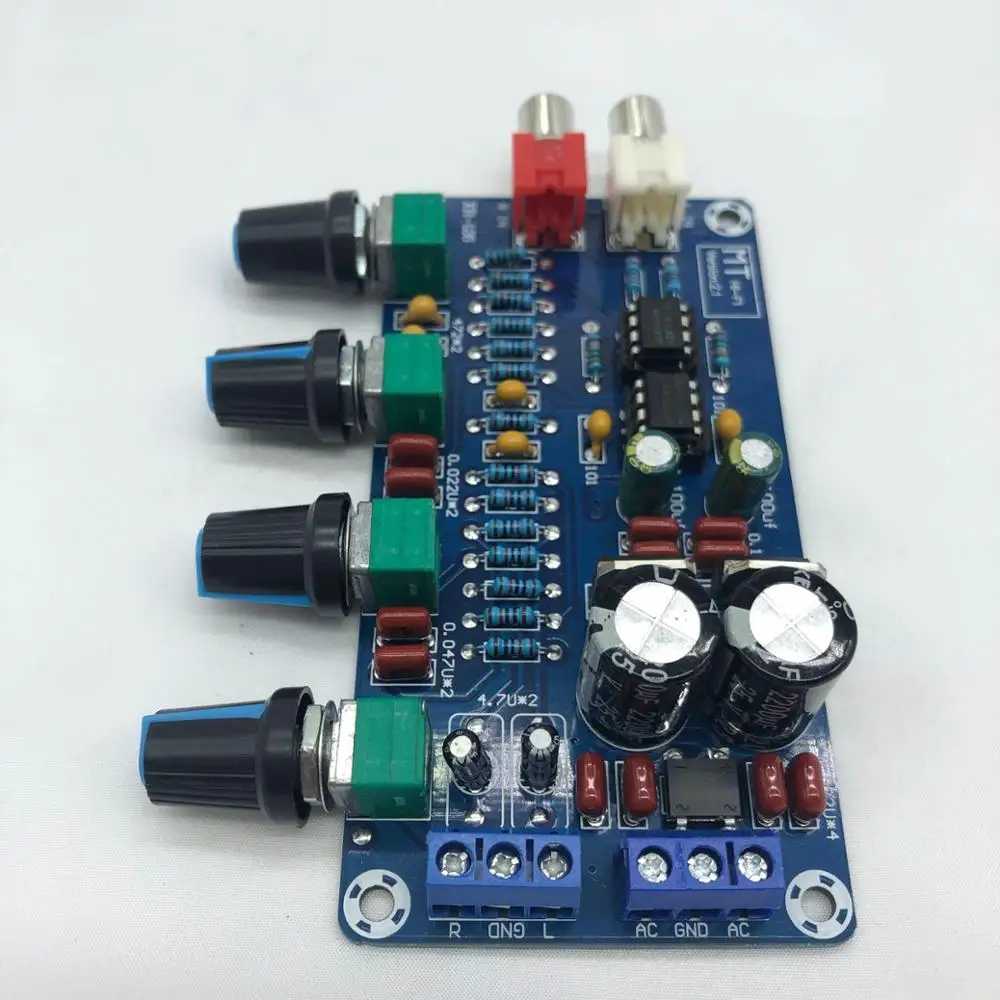 XH-M164 NE5532 Stereo Pre-усилитель предусилитель Tone Board Audio 4 усилитель каналов Module 4CH Control