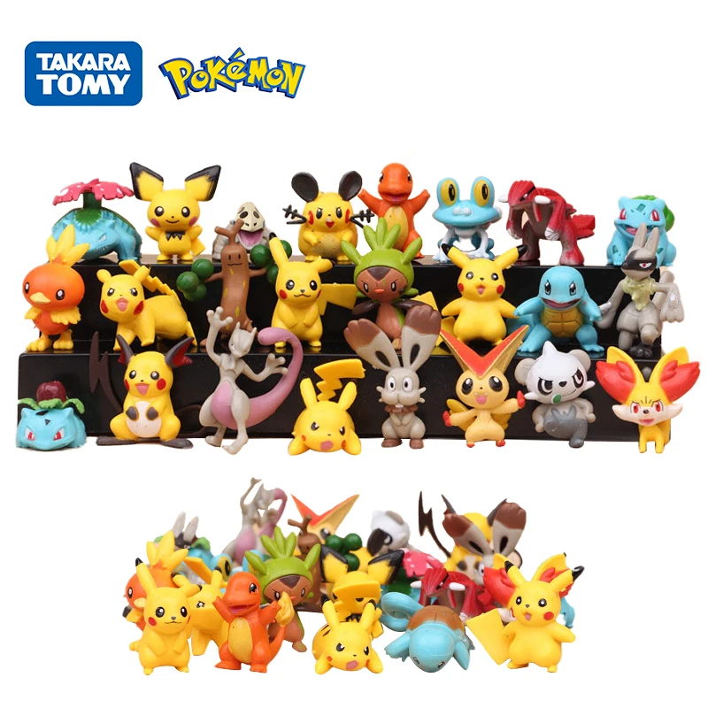 

Original 2-5cm Pokemon Figure Action Doll Toys Pikachu Charmander Squirtle Bulbasaur Anime Model Monster Toy Kids Birhtday Gift