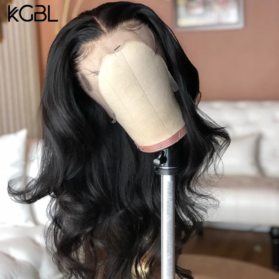KGBL объемная волна 13*4 Кружева спереди среднего соотношения 8 ”-22” Non-Remy