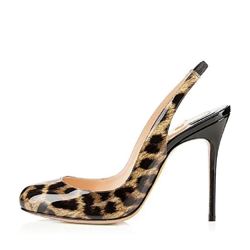 Женские туфли-лодочки с круглым носком на тонком высоком каблуке размеры 4-15 |