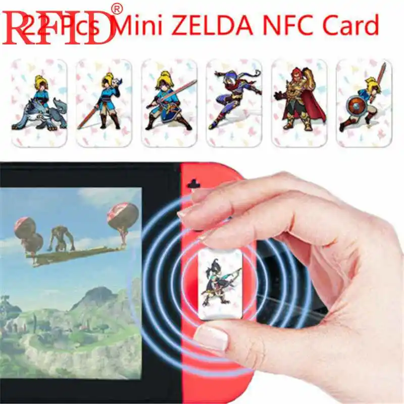 24 шт. набор NFC карты The Legend of Zelda BOTW Wolf Link новейшая популярная Водонепроницаемая