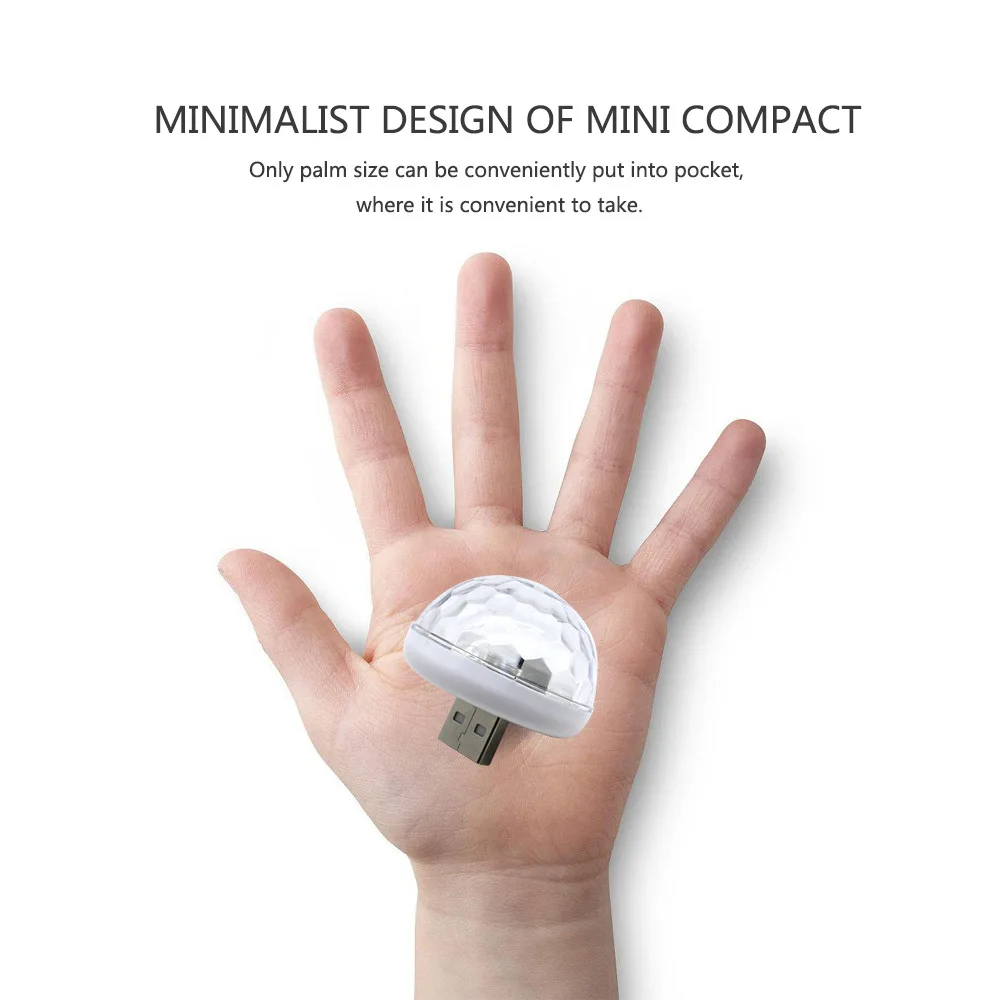 Автомобильные USB светодиодные атмосферные огни звезда Галактика автомобиль DJ