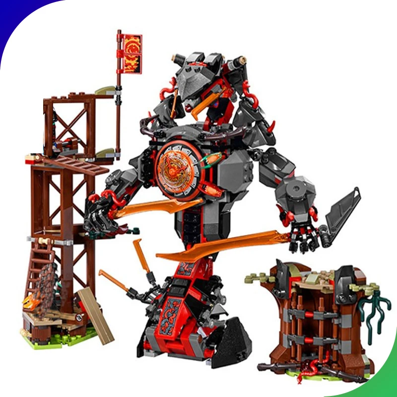 

734 PCS 10583 Mini Figures Set Compatible Dawn of Iron Doom goes 70626 Building Blocks Toys for Kids Block Size