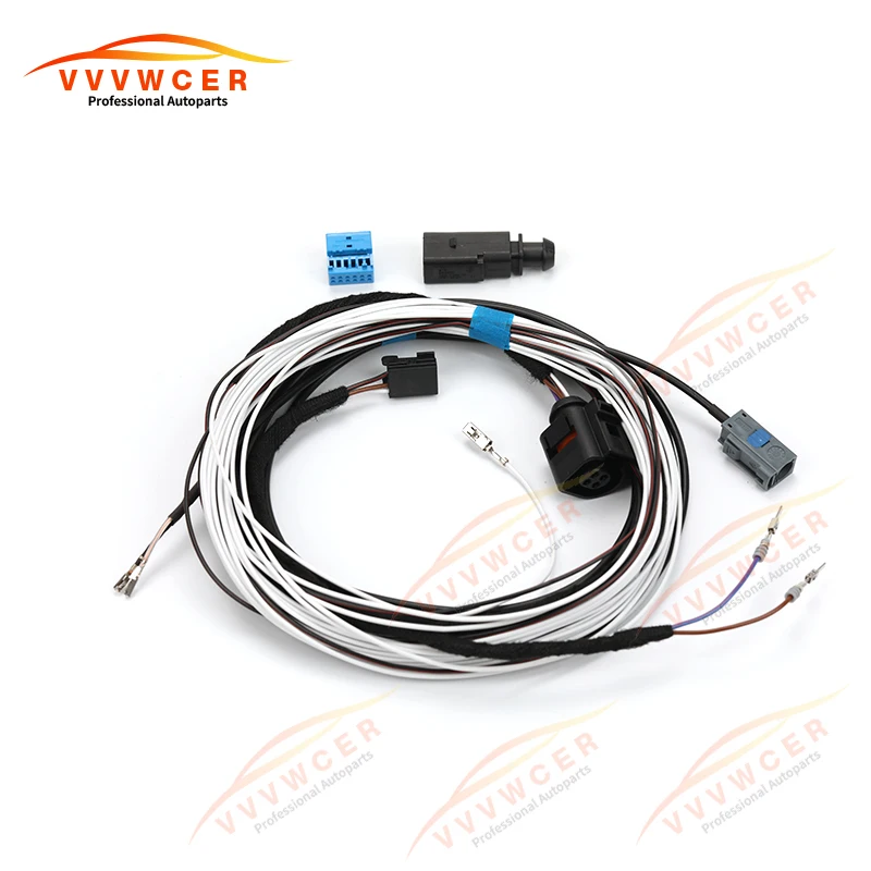 Кабель камеры заднего вида с логотипом RVC флип-разъем жгут проводов для VW Golf 7 MK7 VII
