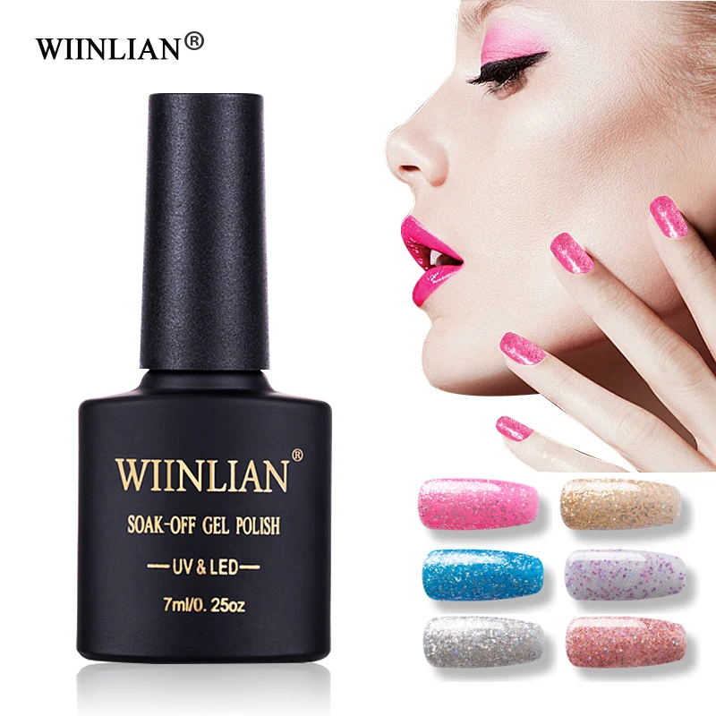 Гель лак WIILIAN для ногтей Радужный 7 мл УФ Гибридный долговечный отмачиваемый
