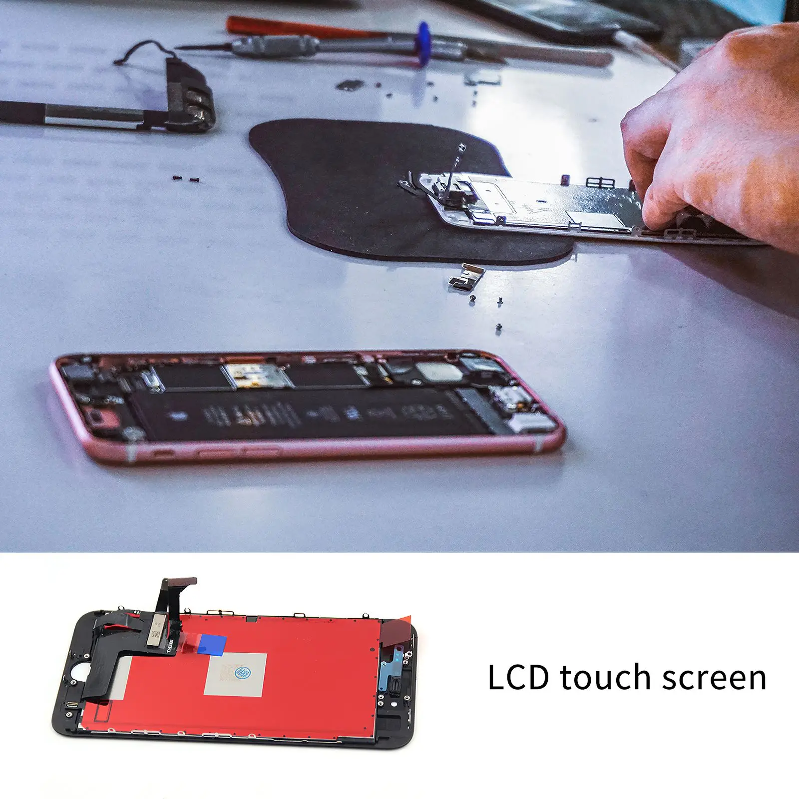

Grade AAA++LCD for iPhone 6SPlus/7/7P/8/8P With Perfect Touch Screen Digitizer Assembly Brightened LCD Touching Screen Assembly