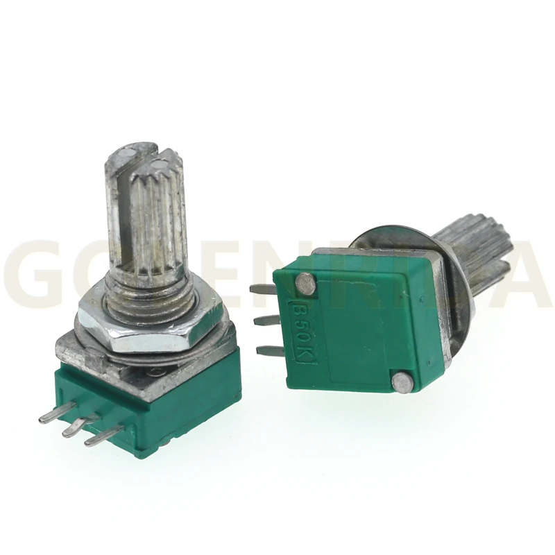 5 шт. RK097N 100K однокомпонентный потенциометр B100K с переключателем звука 3-контактный