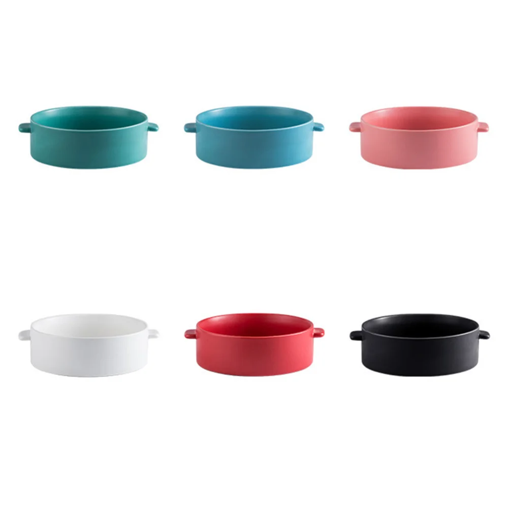 Керамическая суповая кастрюля поднос для выпечки креативная сервировочная чаша