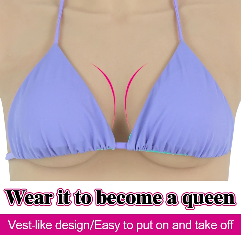 Искусственные силиконовые сиськи C Кубок жуткая Реалистичная силиконовая