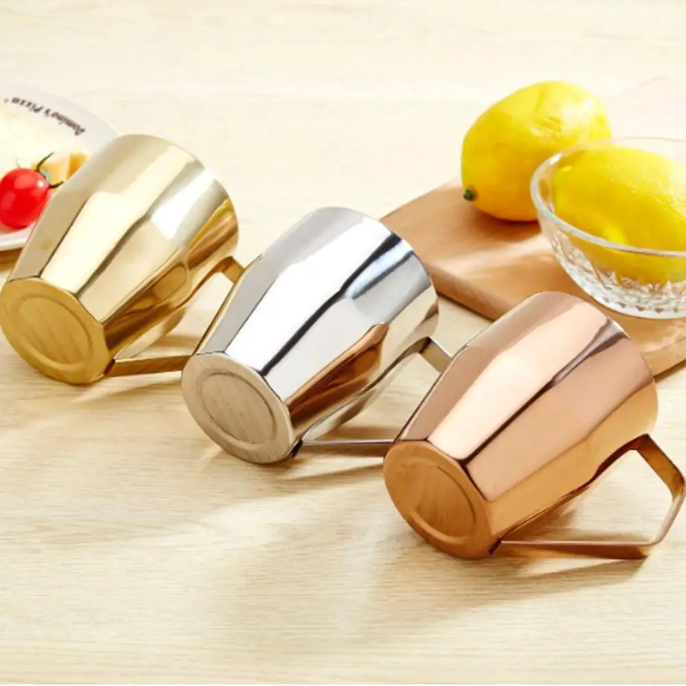 Кофейная чашка 340 мл в европейском стиле из нержавеющей стали 304 двухслойная