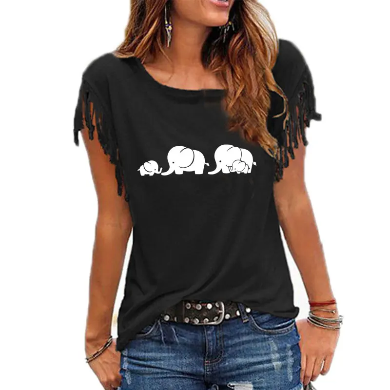 

Женская летняя хлопковая Футболка с круглым вырезом